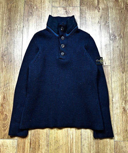 Stone island men navy - men's, wool