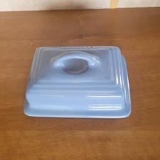 Le Creuset Volcanic Blue Butter Dish LID TOP ONLY