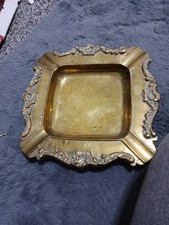 Brass Cigar Ashtray Vintage Large