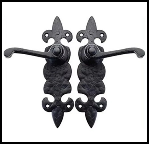 Cast iron black antique fleur - antique,