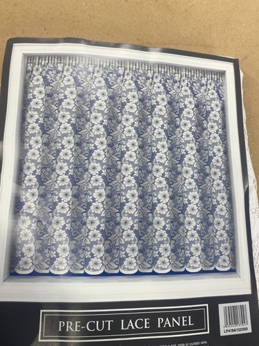 Lace curtain panel - lace,