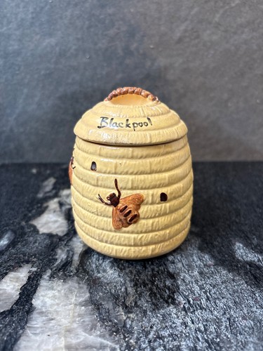 Vintage ceramic honey pot - vintage,