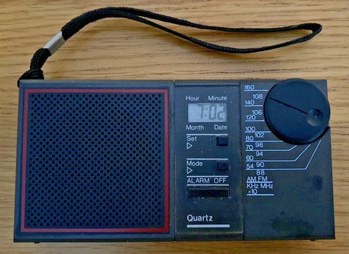 Vintage portable radio - radio, fm