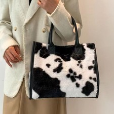 For Women,Large Capacity Autumn/Winter Versatile Fashionable Plush Shoulder Bag