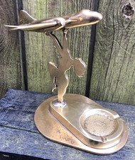 Vintage ww2 trench art brass - vintage,