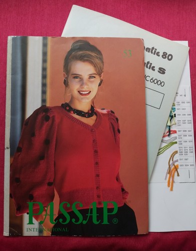 Passap pfaff model - passap/pfaff, booklet
