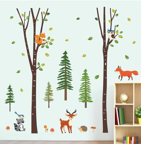 Nursery woodland fox deer - fox,