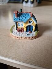 Tetley Tea Folk House Maurice's Workshop Miniature Collectible Vintage 90s
