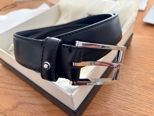 Montblanc men black leather - montblanc,