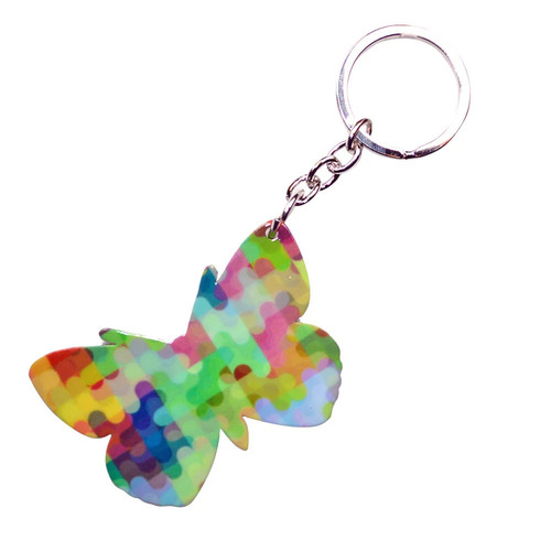 Butterfly keyring - butterfly,