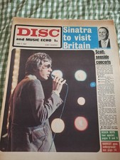 Vintage DISC & MUSIC ECHO Magazine 7 JUNE 1969 Scott Walker Beach Boys Zappa Nme