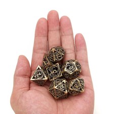 Metal DND Dice Polyhedron Dice