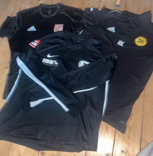 Black football shirt - , x3