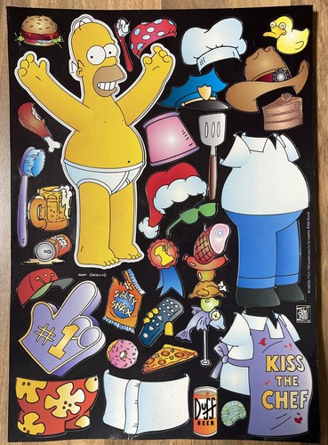 The simpsons fridge magnets - the,