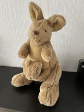 Large Kangaroo With Joey In Pouch Plush Toy