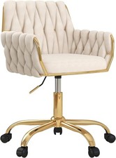 Office Vanity Chair Golden