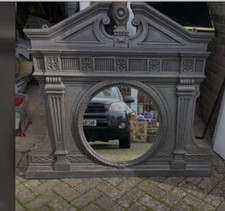 Victorian Cast Iron Overmantle