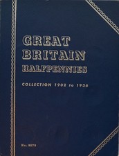 Whitman Collection Half Pennies 1902 to 1936 Complete Folder