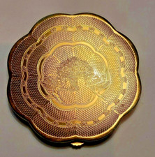 GWENDA VINTAGE  COMPACT POWDER COMPACT CHERUBS 