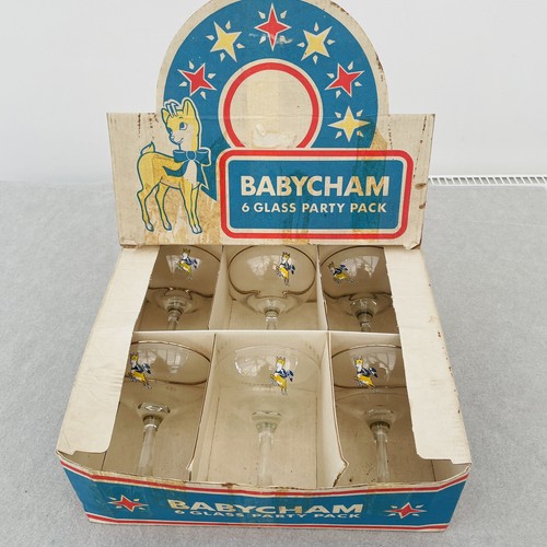 Vintage babycham glasses - vintage,