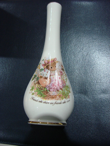Crown devon friends - devon, vase