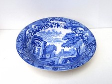 Vintage Copeland Spode Italian Blue & White Large Serving Bowl 24cm 