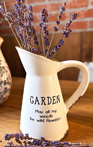 Small ceramic garden white - ceramic,