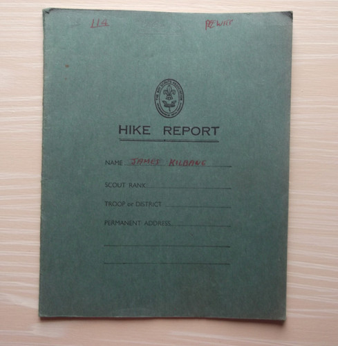 Boy scouts hike - hike, report