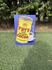 Fry’s Cocoa Steel Sign 12 X