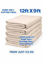 DUST SHEET 12ft X 9ft 100%
