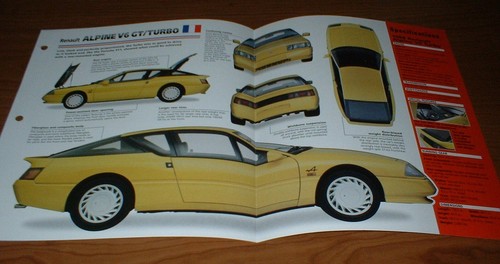 1988 renault alpine turbo - v6,