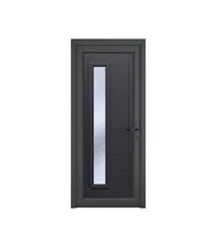 PVC Front Doors External Monaco 1 Long Glass LH & RH 920 x 2090mm By Crystal