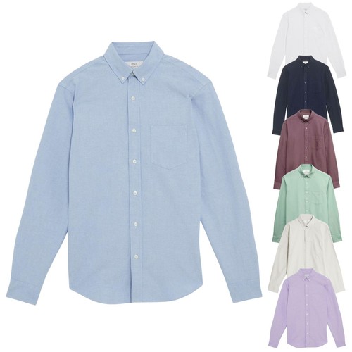 Oxford cotton long sleeve - m&s,
