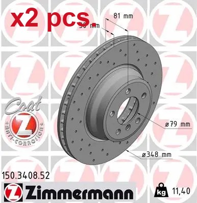 Pcs front brake disc rotos - pcs,