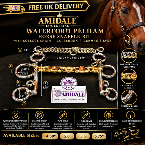 Waterford pelham lozenge chain - waterford,