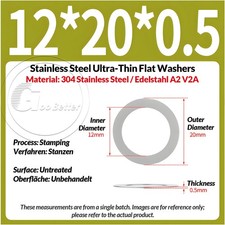 M7-M15 Ultra Thin Washers