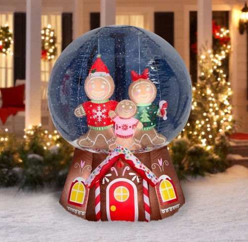 Gingerbread family snow - 6’ft,