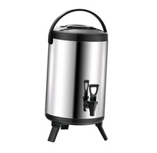 Insulated Beverage Tea Dispenser Spigot Soup Jugs for Party Hot Water 8L