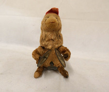 Vintage Antique Chiming Symbols Monkey Wind Up Toy Clockwork With Key (Hol)