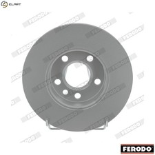 2x BRAKE DISC DDF1011C FOR VW