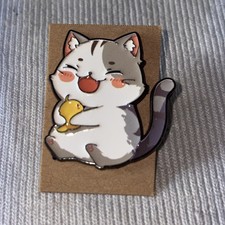 Cat Alloy Enamel Pin Badge