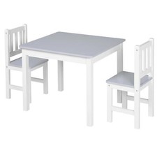 HOMCOM Kids Table and 2 Chairs