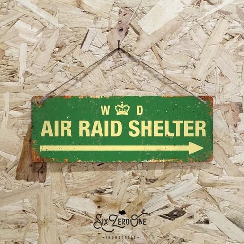 Ww2 air raid shelter arrow - ww2,