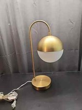 Round Globe Gold Tone Arched