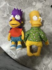 The Simpsons Bart Simpson Doll Bundle Bartman & 13” Krusty Pj Rare Vintage