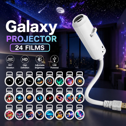 Galaxy projector night - 2-in-1,