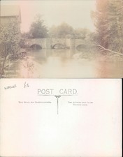 Lucy Bridge Presteigne Radnorshire Wales River Real Photo RPPC