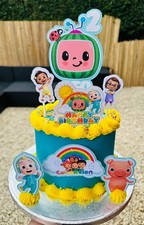 Cocomelon Cake Topper Set