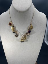 Zara? Gold Tone Charm Necklace