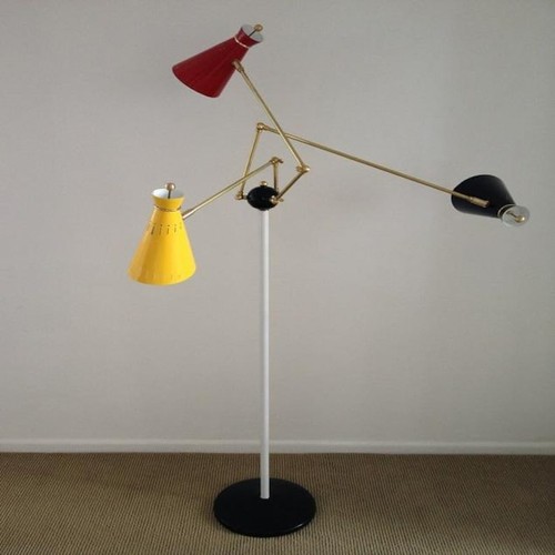 Color floor lamp with - color,